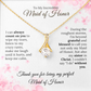 To My Maid of Honor, I Can Count On You, Ribbon Pendant