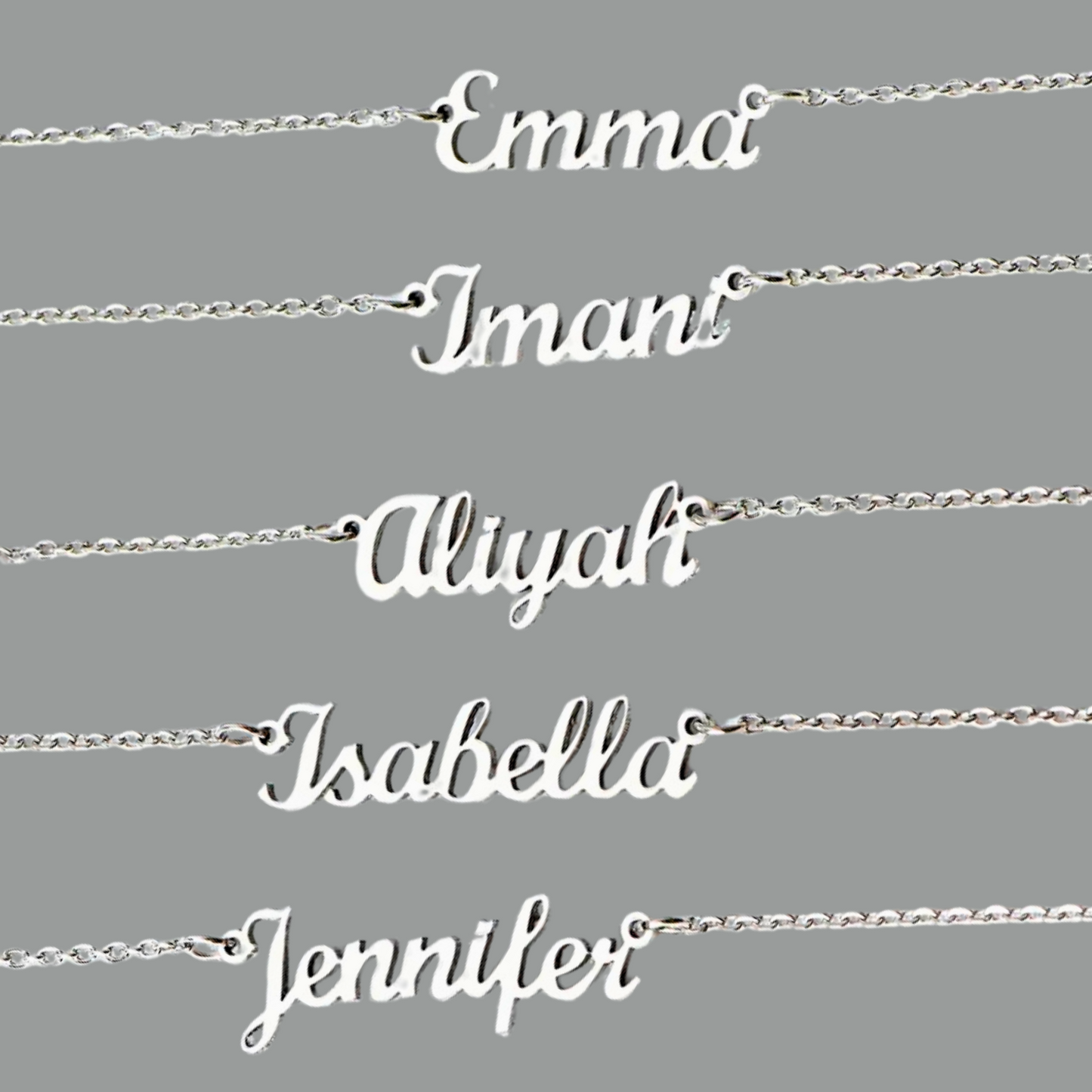 Blessed Identity Personalized Name Necklace