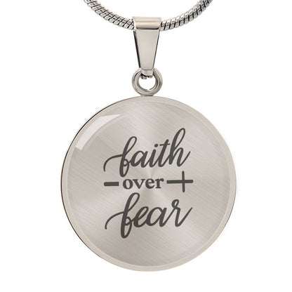 Faith Over Fear Necklace