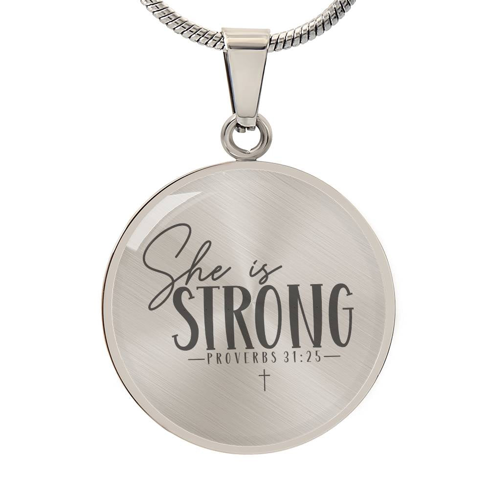 She Is Strong Necklace